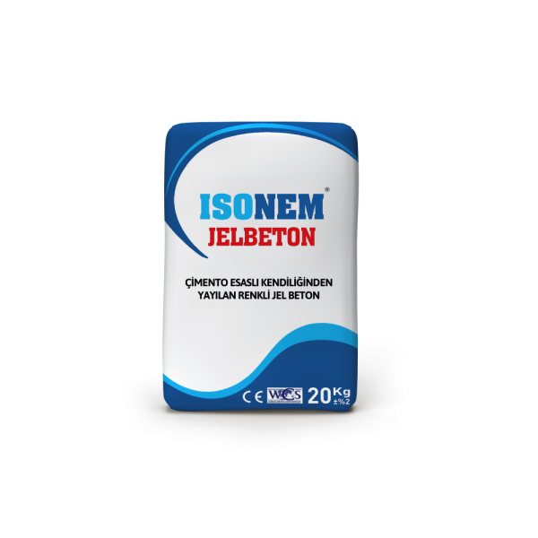 İsonem Jel Beton Çimento Esaslı Kendiliğinden Yayılan Renkli JelBeton
