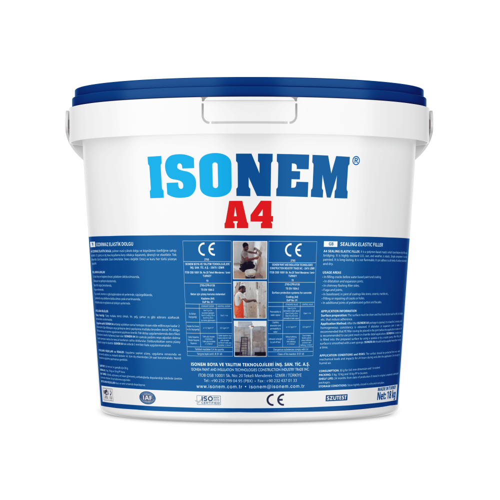 İsonem A4 Sızdırmaz Elastik Dolgu
