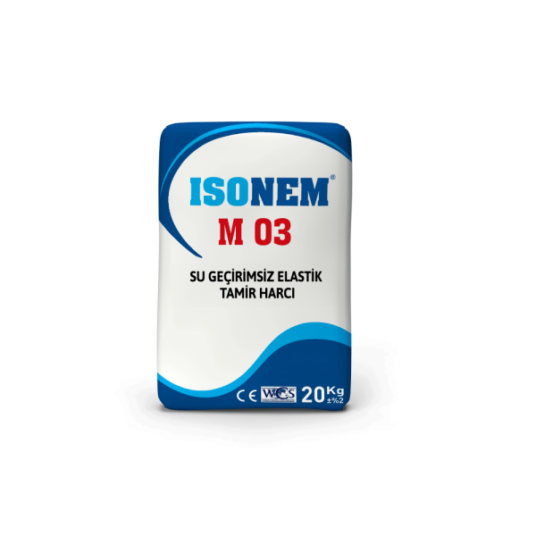 İsonem M 03 Su Geçirimsiz Elastik Tamir Harcı