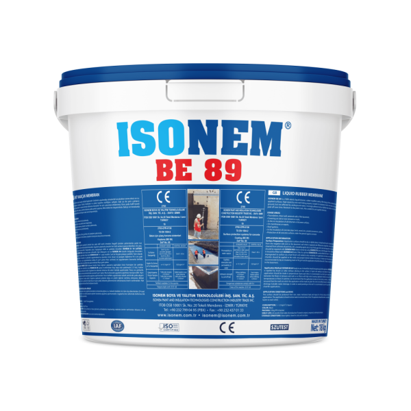 İsonem BE 89 Likit Kauçuk Su Yalıtımı (Membran)