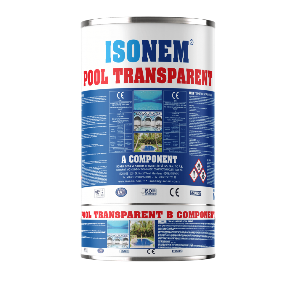İsonem Pool Transparent Şeffaf Havuz Boyası