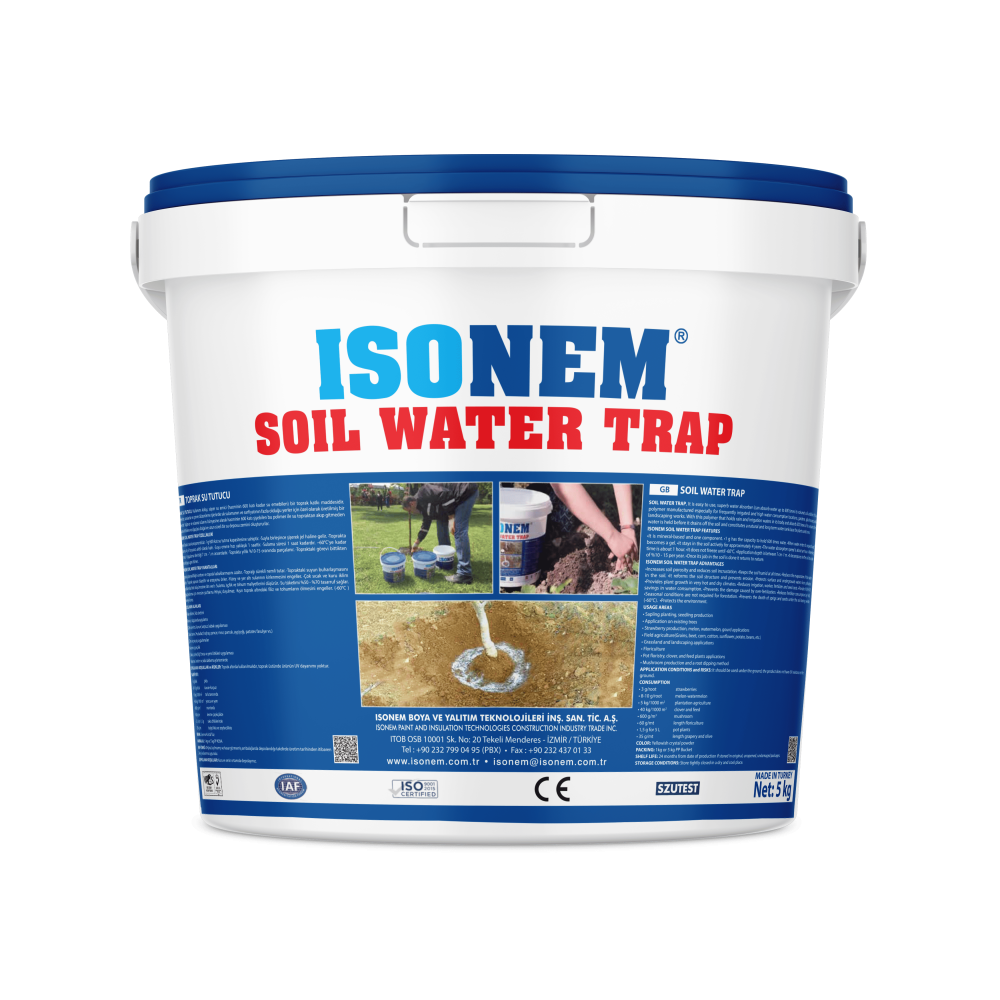 İsonem Soil Water Trap Toprak Su Tutucu