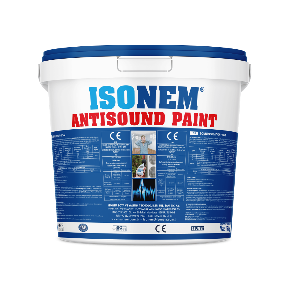 İsonem Anti Sound Paint Ses Yalıtım Boyası