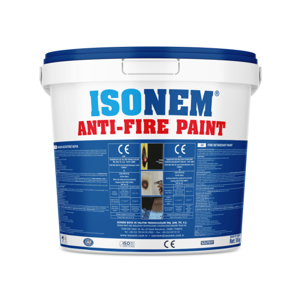İsonem Anti Fire Paint Yangın Geciktirici Son Kat Boya